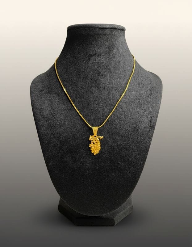 Gold Peacock Pendant