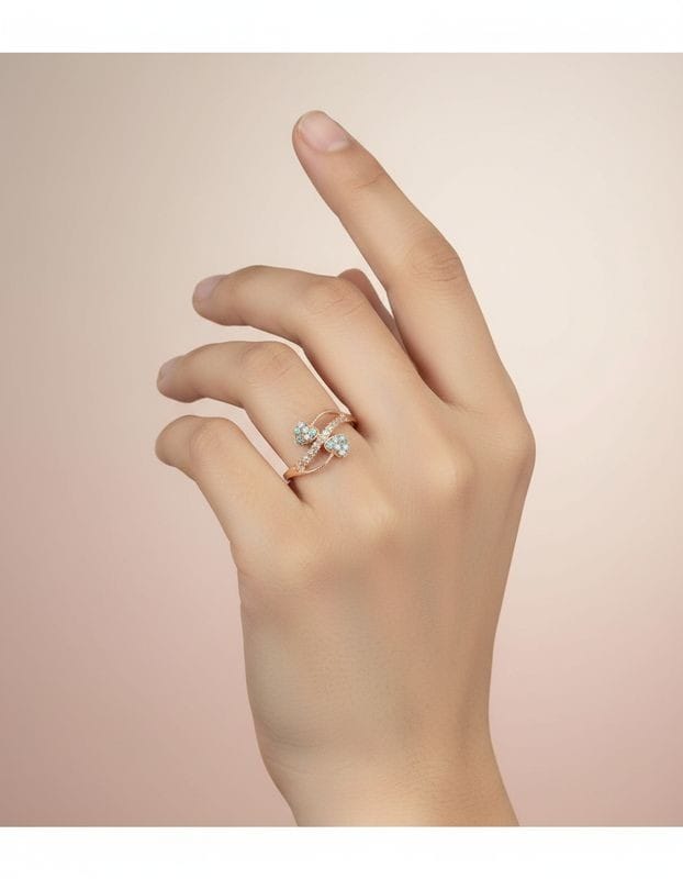 Minimal Open Crystal Ring