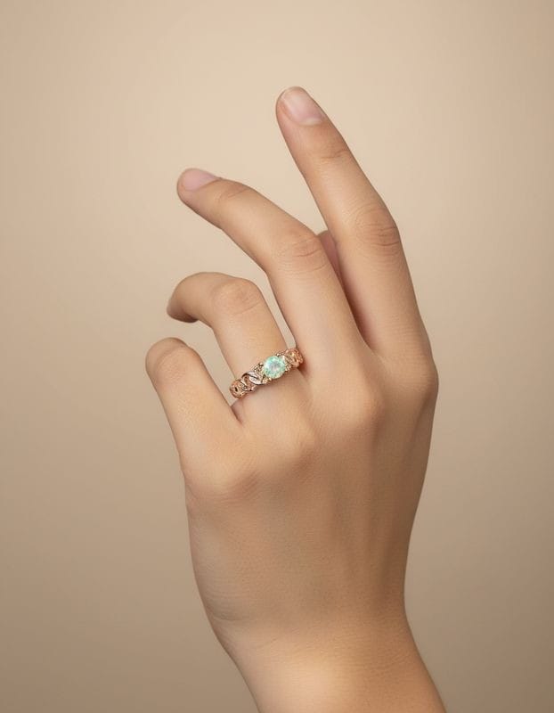 Vintage-Style Crystal Ring